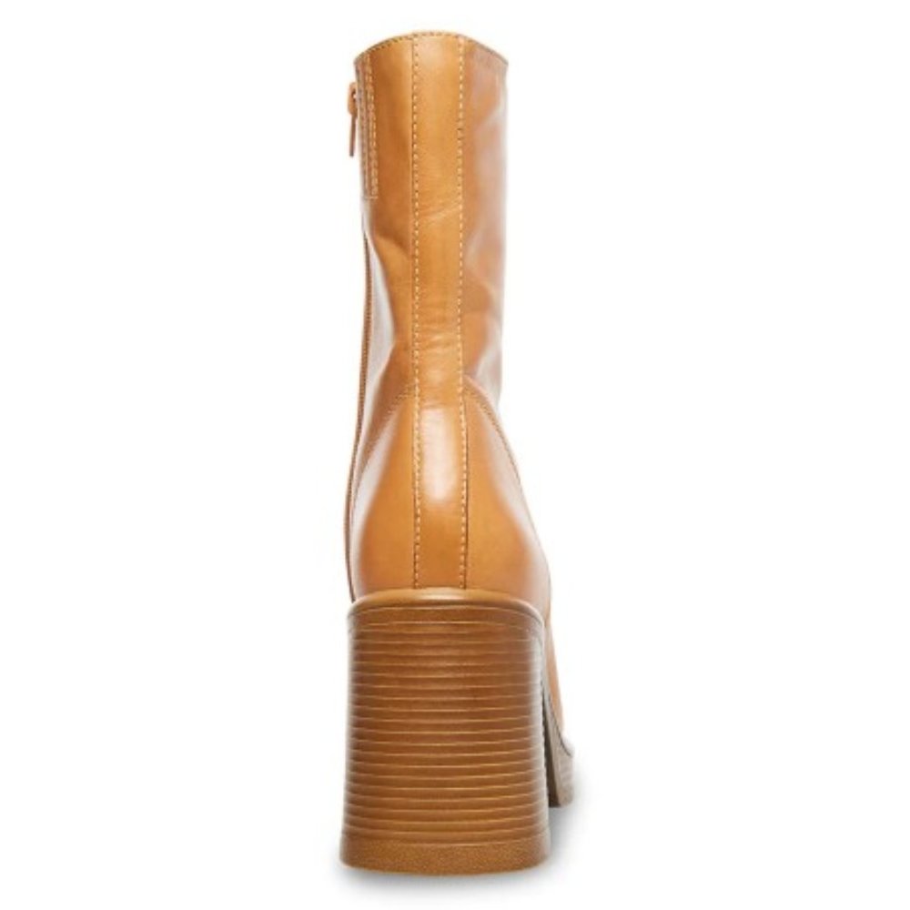 STEVE MADDEN BROWN FANTSIE TAN LEATHER - Picture 5 of 5